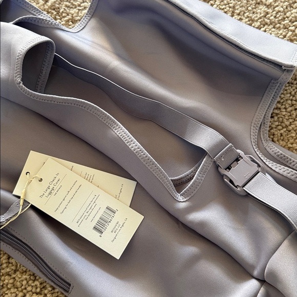 Beis Large check in luggage cover protector in retired color lavender. NWT - Picture 4 of 4